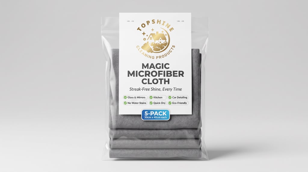 Topshine Magic Microfiber Cloth 5-pack